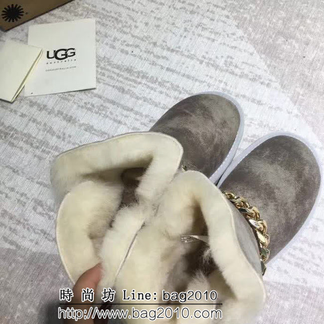 UGG 2018冬季新款 沙色啞光面 防風保暖 雪地靴 QZS1904